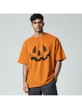 Mad Engine Pumpkin Halloween Graphic Short Sleeve T